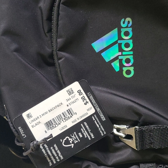 adidas Bags Adidas Linear Mini Backpack Small Travel Bag Poshmark